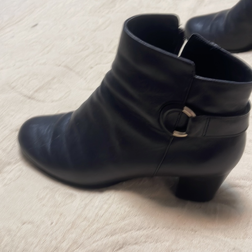 Cole Haan Leather Ankle Dress Boots - Picture 2 of 5